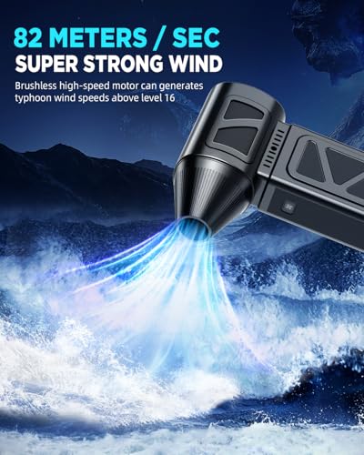 Image of Electric Compressed Air Duster, Mini air Blower Portable 300,000 RPM with Brushless Motor 52m /s Industrial Duct Fan for Electronics Cleaning