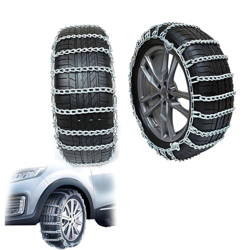 Cadenas de nieve de ajuste rápido para coche y SUV, máxima seguridad en carreteras con hielo