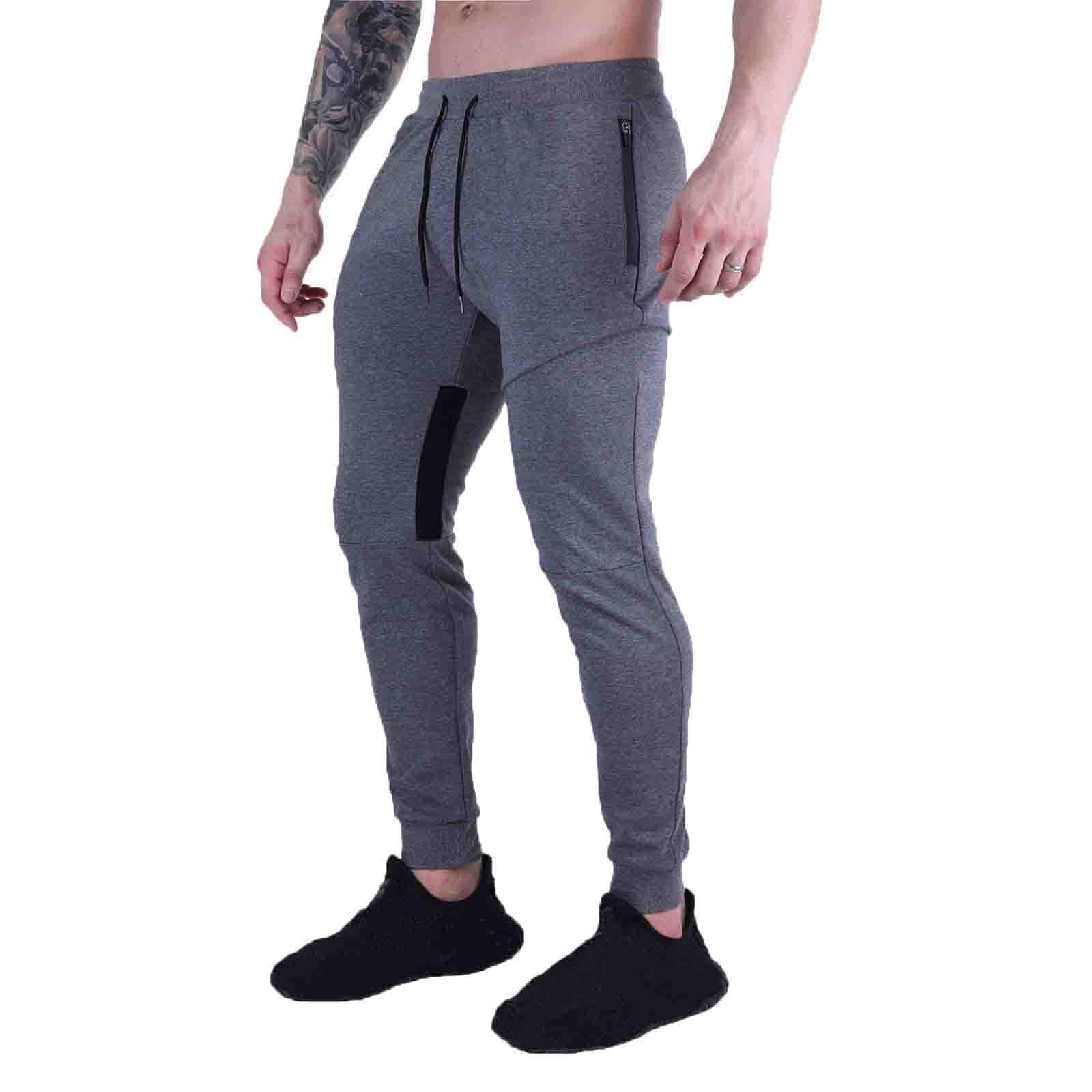 Pantaloni Tuta Uomo Slim Fit In Cotone - Sportivi, Casual Con Tasche - Foto 10