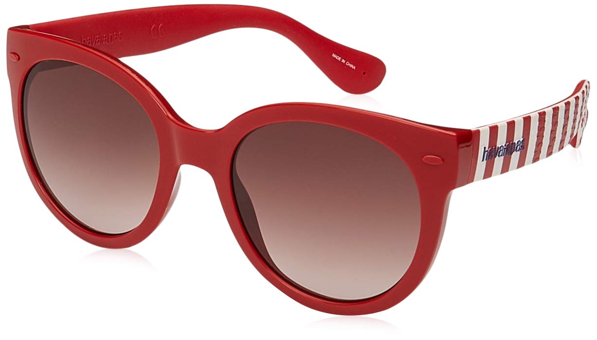 Havaianas Women's Noronha/M Sunglasses, Multicolour (Dkred Str), 52