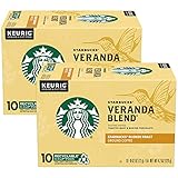 Starbucks Veranda Blend Coffee K-Cup Pods, Blonde Roast Ground Coffee, Made with 100% Arabica...