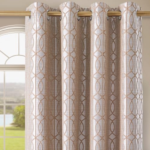 HORIMOTE HOME 100% Blackout Eyelet Curtains 46x72 Inch (2 Panels ...