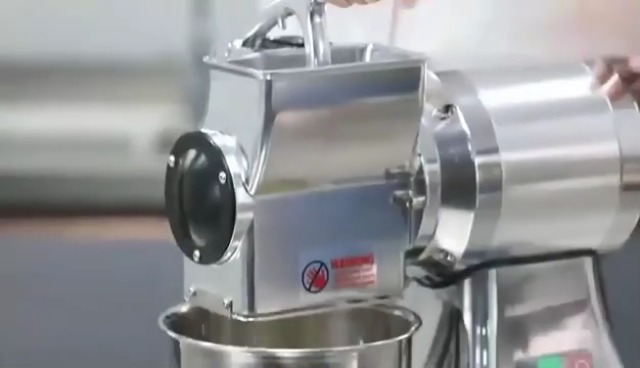 Máquina eléctrica ralladora de queso de acero inoxidable 550W miniatura 7