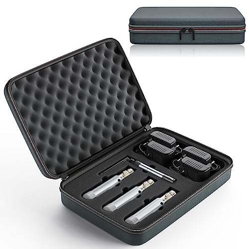 UKing Contrôleur DMX sans fil avec boîtiers, émetteur/récepteur DMX512,Contrôleur d'éclairage LED avec Contrôleur DMX pour Feu à tête mobile, éclairage de...