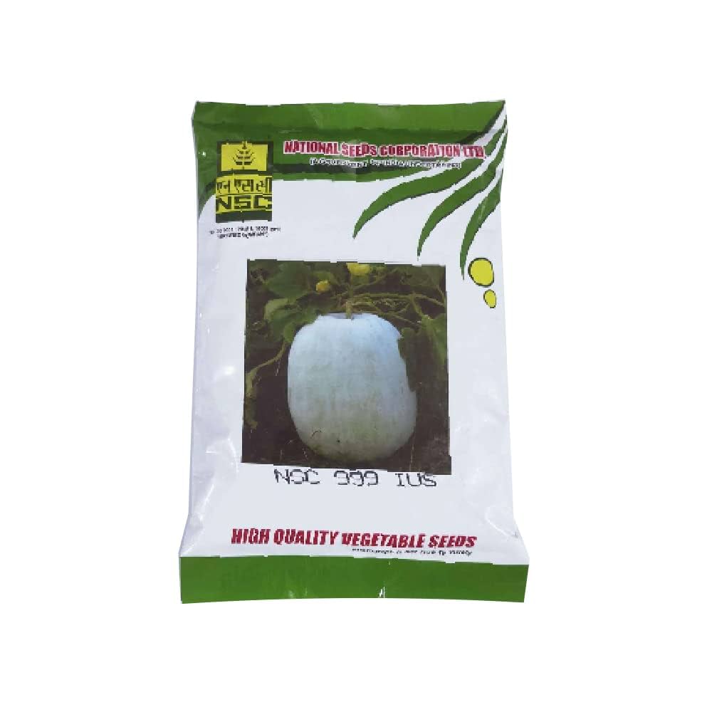 earnest hearts plants　✕　kikko 　BOLT F1 Hybrid IUS 999 Ash Gourd Seeds / Petha Beej - 100 gm