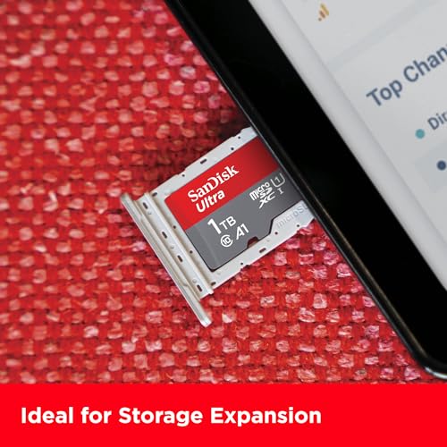 Image of SanDisk Ultra 1TB microSDXC UHS-I, 150MB /s R Memory Card, 10 Y Warranty, for Smartphones