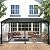 MUPATER 10'x 14' Gazebo, Outdoor Pergola on Clearance with Aluminum Frame, Lean to Pergola Gazebo,Wall-Mounted Heavy Duty Awnings for Patio,Deck, Porch and Backyard