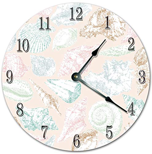 Reloj de pared decorativo 10.5" con diseño artístico miniatura 1