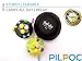 PILPOC theFube Fidget Cube Dodecagon 12 Sides - Premium Quality Fidget Cube Dice with Exclusive Carry Case, Durable, Relieve Stress and Anxiety, for ADD, ADHD, OCD (Black & Mix)