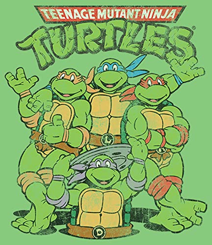 Teenage Mutant Ninja Turtles Girl's Turtle Group T-Shirt2