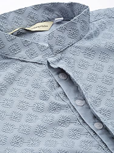 Men's Designer Chikankari Embroidered Kurta with Churidar Set (SQR) |21 Options|2