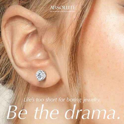 2Carat Moissanite Earrings Hypoallergenic 925 Sterling Silver Moissanite Studs Earrings Birthday Gifts for Wife/Mom on Party2