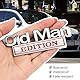 Old Man Edition Emblem, 2 Pack Old Man Edition Auto-Emblem, Selbstklebend Metall Logo Emblem Sticker, Silver Autoaufkleber