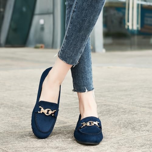 Image of Cvistpieo Loafers for Women Business Casual Shoes Comfortable & Lightweight Penny Loafers Slip On Work Flats
