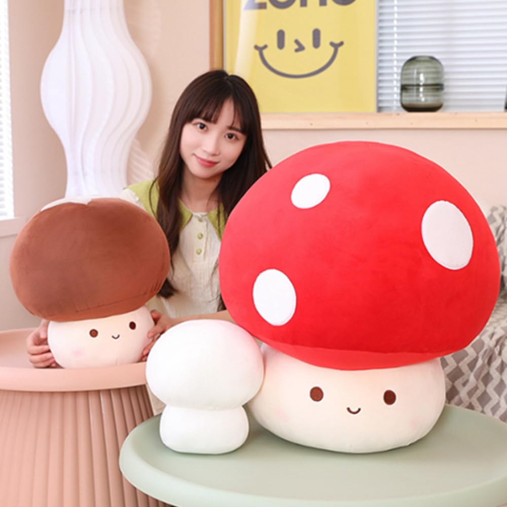 Paddenstoel Gevulde Pluche Speelgoed Zachte Kussen Pop Home Room Decor Cadeau Voor Kinderen