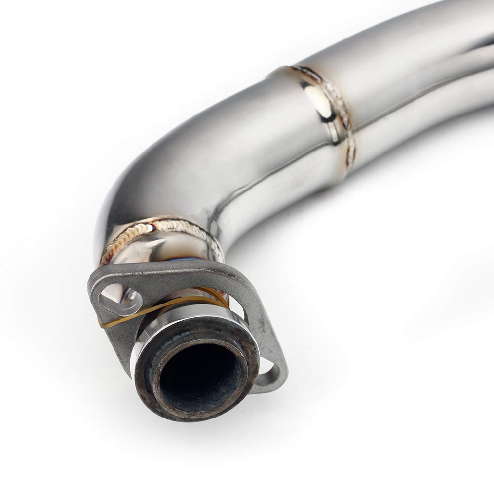 Tarazon Exhaust Pipe & Silencer Set For Yamaha V-Star XV 250 / Virago (1988-2013) – Polished 304 Stainless Steel