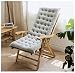 WAPKY Cojín para Silla Mecedora Cojín para Silla De Jardín Al Aire Libre,Repuesto Cojín Ideal para Tumbona De Jardín–Cuatro Modelos Entre Los Cuales Elegir (Color : Gray, Size : 100cmX40cmXcm)