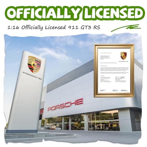 Image of AEROQUEST 1:16 Porsche Remote Control Car -911 GT3 RS-White