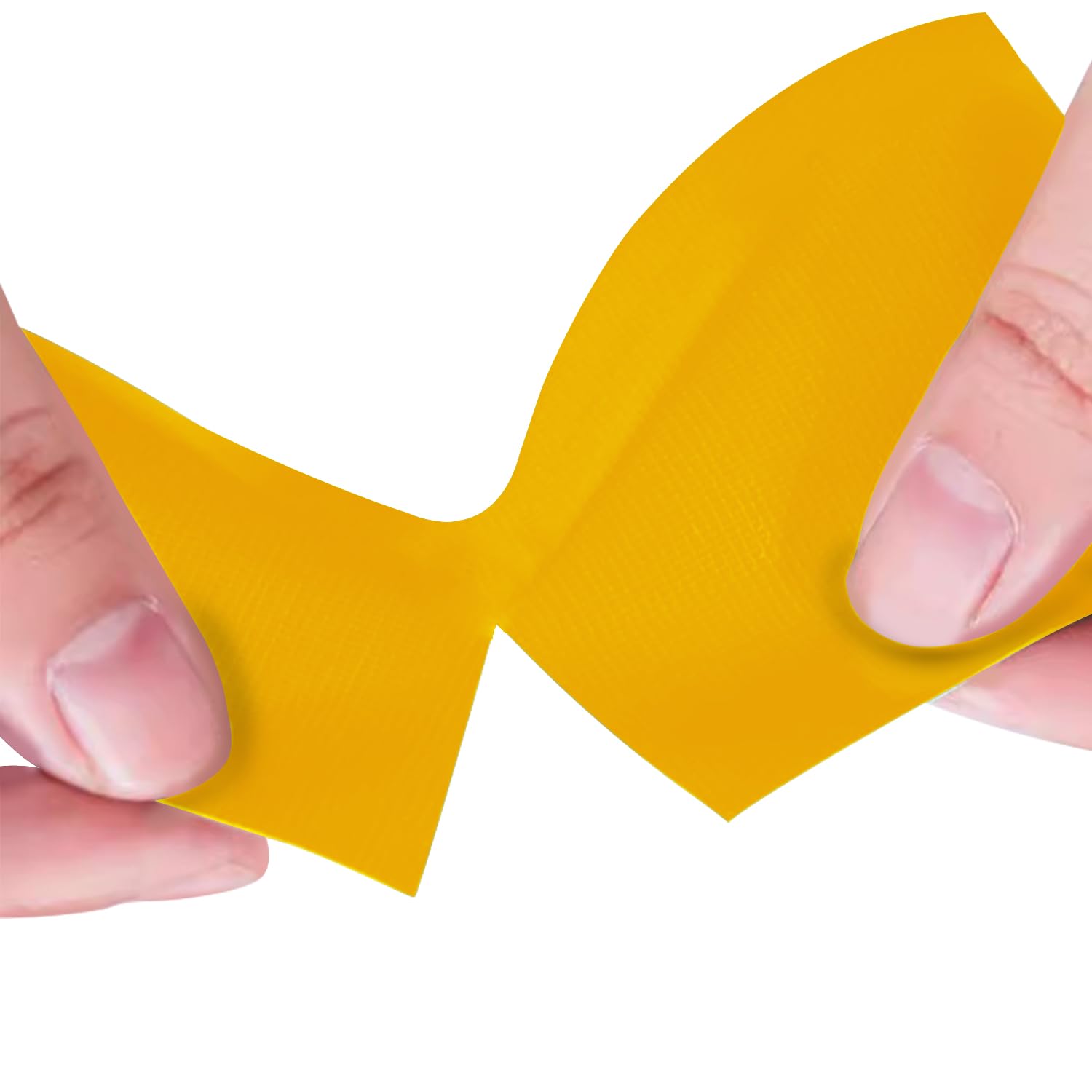 Duccinp Duct Tape 75 mm x 50 m Heavy Duty, No Residue, Tear by Hand & Waterproof Yellow Duct Tape - Image 4