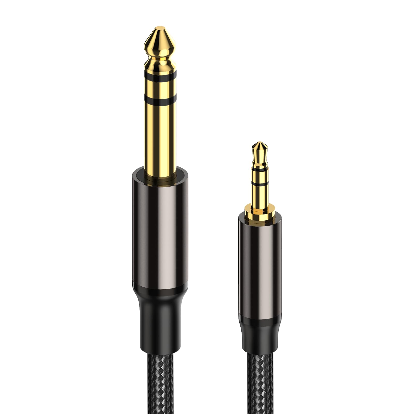 Cable de audio 3,5 mm a 6,35 mm VIOY de 5M con conectores de alta fidelidad 8