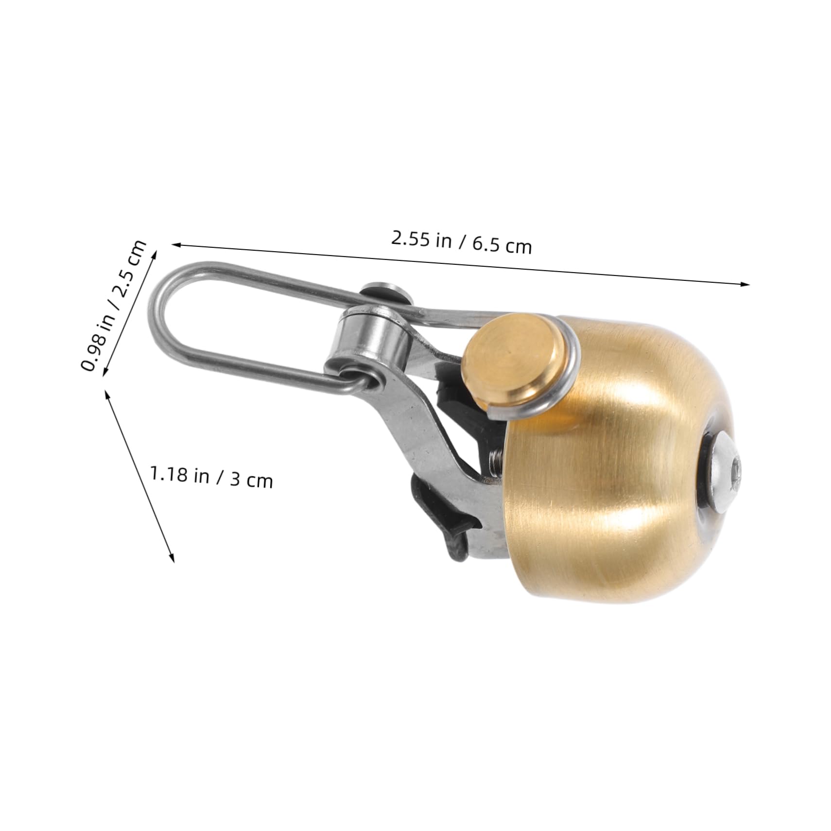 VICASKY Retro Style Mountain Bike Horn with Clear Ringing Tone Versatile Fit for Folding and Bikes Durable Resistant Copper Material