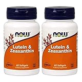 Now Foods Lutein & Zeaxanthin ルテイン ゼアキサンチン 60ソフトジェル 2個セット [海外直送品]