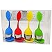 FJ Shop Infusori Per Tè Filtro Tè in Silicone con Colino Integrato in Acciaio Inossidabile di Alta qualità (multicolore)