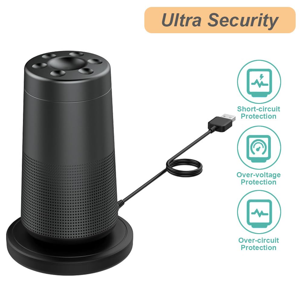 Base De Carga USB Para Bose SoundLink Revolve+/Revolve+II/Revolve
