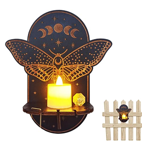 Caneem Dekoratives Regal aus Kristall,Langlebige und sichere Regaldekoration aus Kristall | Kristallhalter aus Holz zum Aufhängen für Kristalle, Steine ​​und ätherische Öle Cover