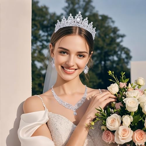 Kamirola - Queen Crown and Tiaras Princess Crown for Women and Girls Crystal Headbands for Bridal, Princess for Wedding and Party（01）3