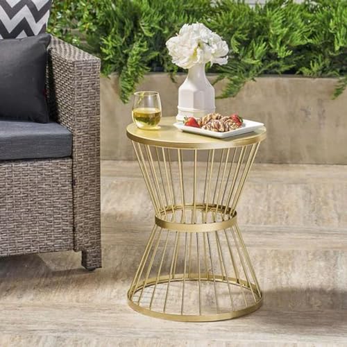 Image of Furniture for The Living Room and Office: Coffee Table, Center Table, Storage Basket, Wire Basket with Metal Top, Bedside Table, Side Table Gold