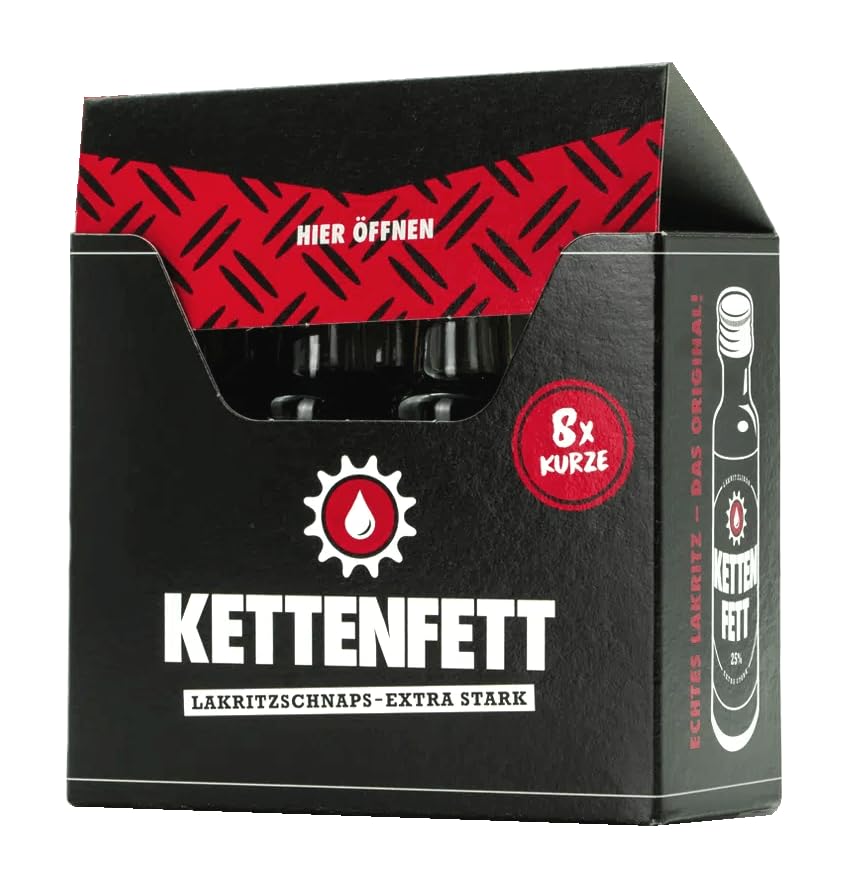 Kettenfett Schrauberkasten Lakritzlikör 25% 8-0,02l Flasche