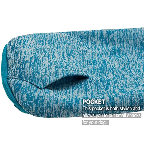 SCENEREAL Pet Dog Hoodies Knitwear Sweaters Winter Clothes with Hat and Pocket Windproof - Image 5