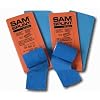 Rescue Essentials SAM Splint Combo Pack, (2) 4.25 x 36 Orange/Blue Flat Fold Moldable Splints for Fracture & Sprain Immobilization Plus (2) 3 x 5 Yards Blue Cohesive Wrap, First Aid Emergency Use- 4 Piece Kit