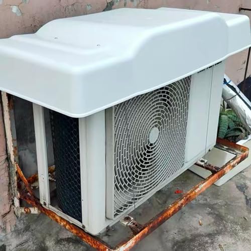 Evite averías en el aire acondicionado con este protector de PVC para condensador exterior