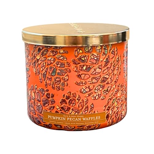 Bath & Body Works 3 Wick Candle, Pumpkin Pecan Waffles - image 2