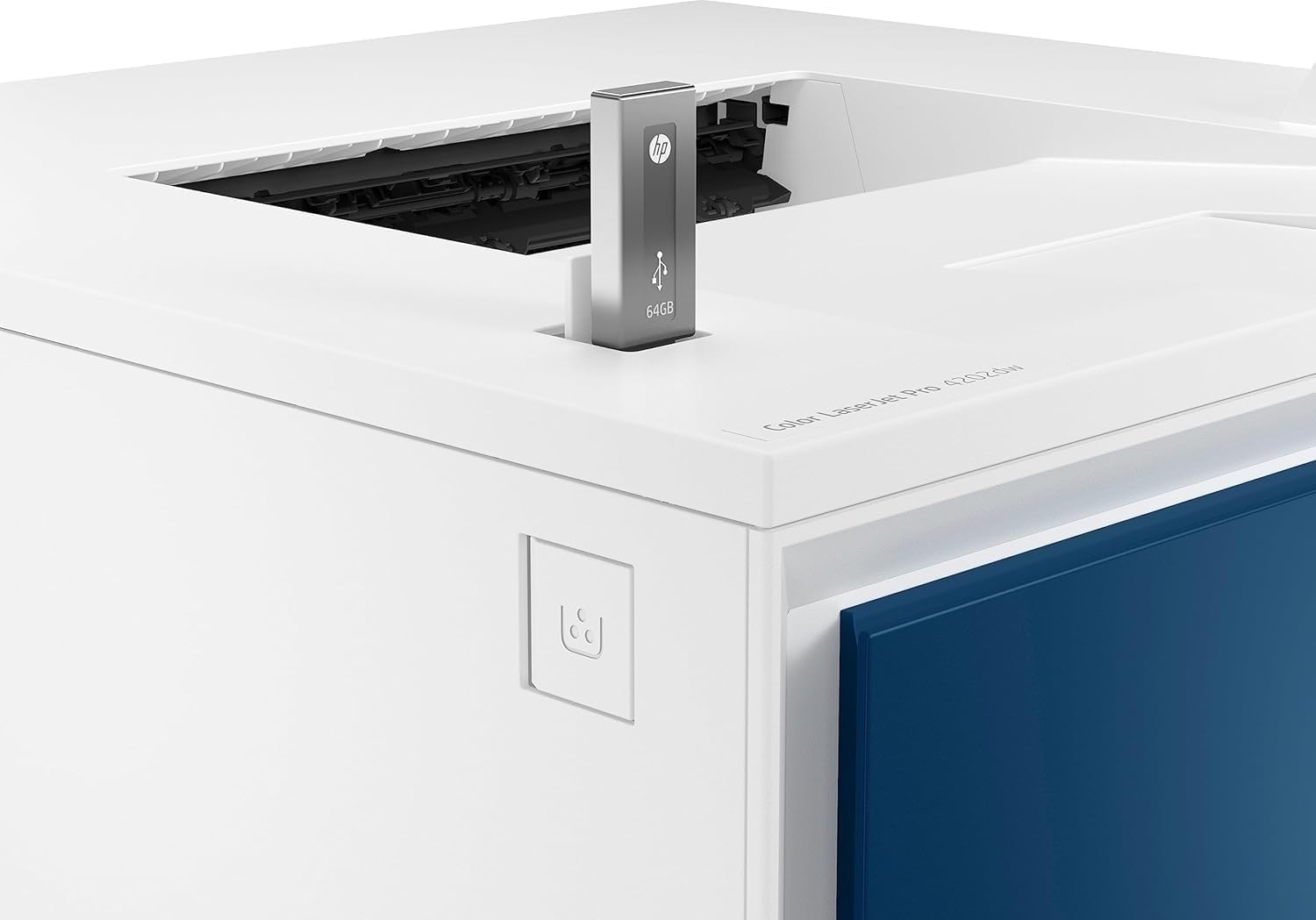 HP Color LaserJet Pro 4202dw 4RA88F, imprimante A4 à Fonction Unique, Impression Recto-Verso Automatique, 33 ppm, USB, Port USB hôte, Wi-FI, Ethernet Gigabit, HP Smart, écran LCD 4 Lignes, Bleu