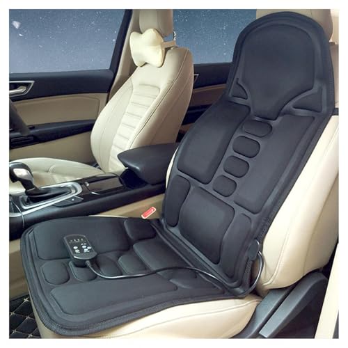 Wizvox Silla Masaje, con Calefacción 7 Motores Aparatos De Masaje, Cálido Profesional Maquina De Masajes De Espalda, Adecuado para Uso Doméstico En Coche 1 Paquete