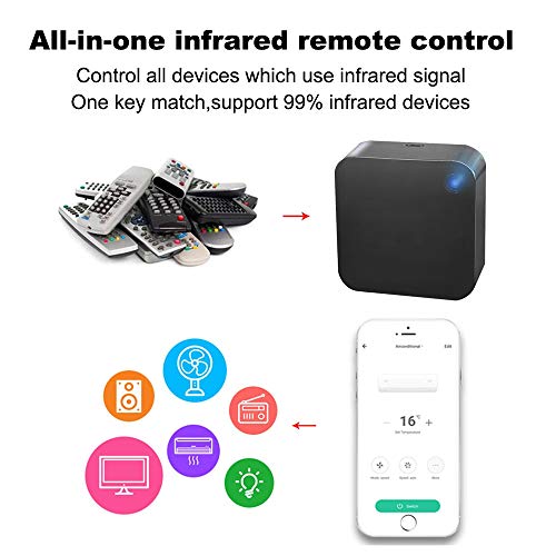 Wifi Smart Ir Remote Control Wifi Universal Hub Ir Blaster For Smart Home Control For Tv Stb Dvd Ac Compatible With Alexa Google Home #TOP3