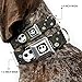 Buckle-Down Seatbelt Buckle Dog Collar - NBC Jack Expressions/Halloween Elements Gray - 1