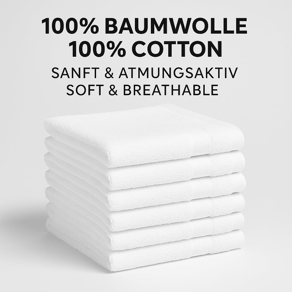 Betz 20 Lavette salvietta asciugamano per il bidet Neapel 100% cotone misure 30 x 30 cm diversi colori Colore bianco