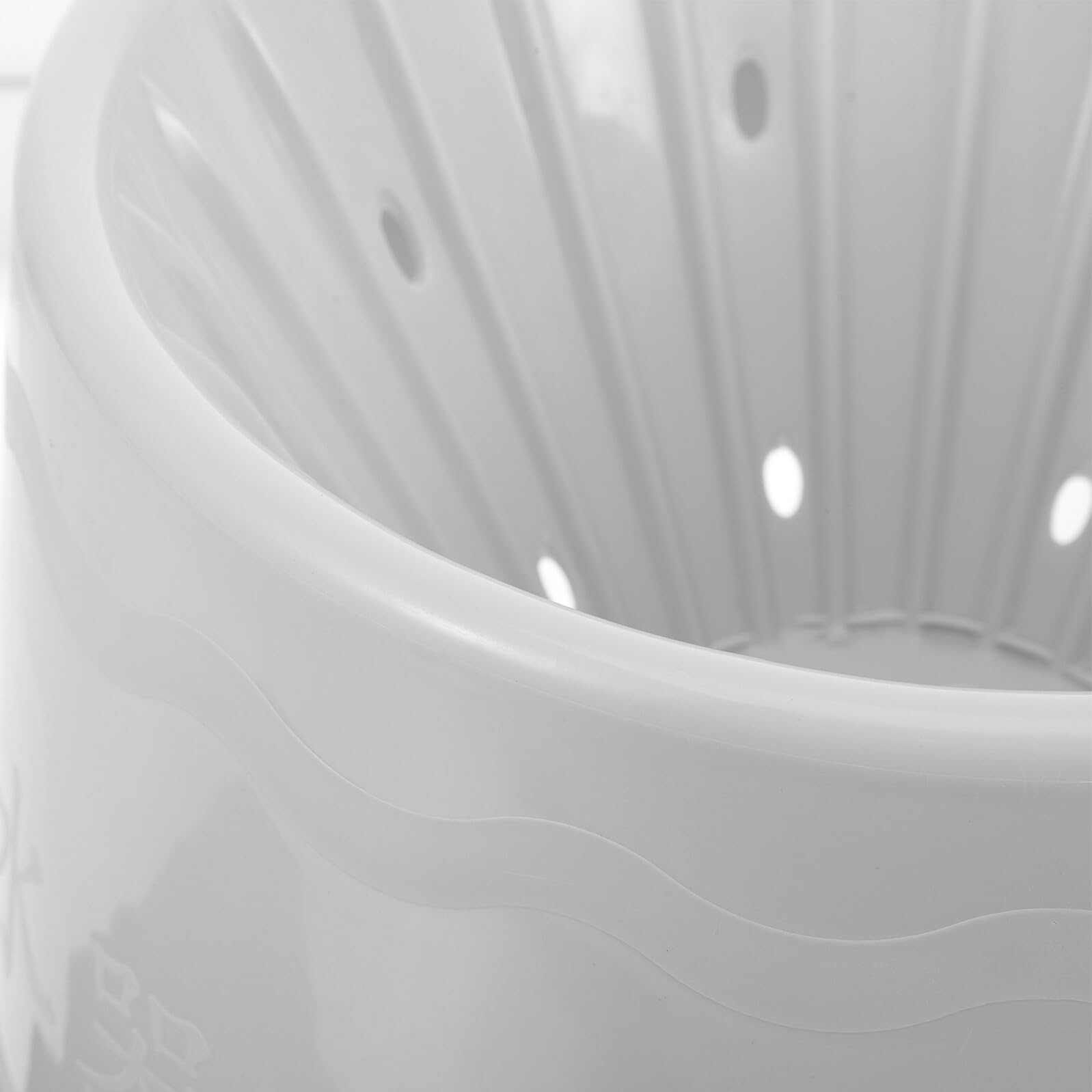 Cubo De Fregona Portátil Hogar 1 Unidad Plástico Resistente con Orificios De Drenaje Diseño Ergonómico Limpieza y Escurrido Fácil Fregado Doméstico Uso