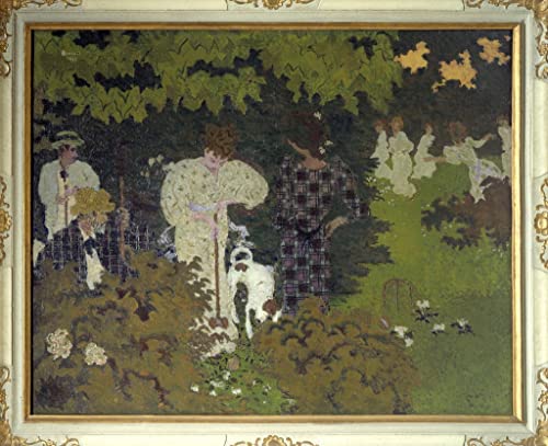 Toile Nordique Pierre Bonnard pour réchauffer un mur de chambre blanc