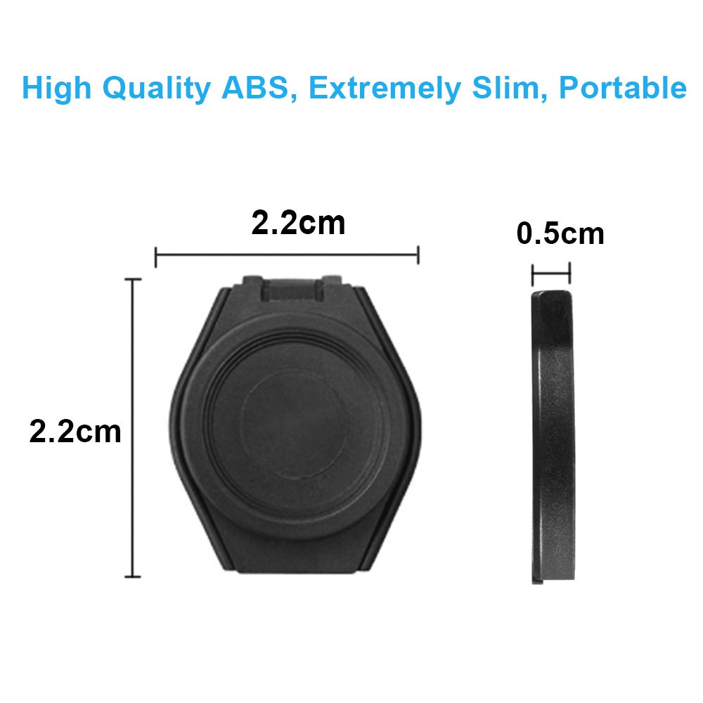 EasyULT 5 Pezzi Copertura per Webcam, Copri Webcam con Adesivo Forte, Webcam Cover Protegge la Privacy e la Sicurezza per Webcam HD per Macbook, PC Portatile (Nero)