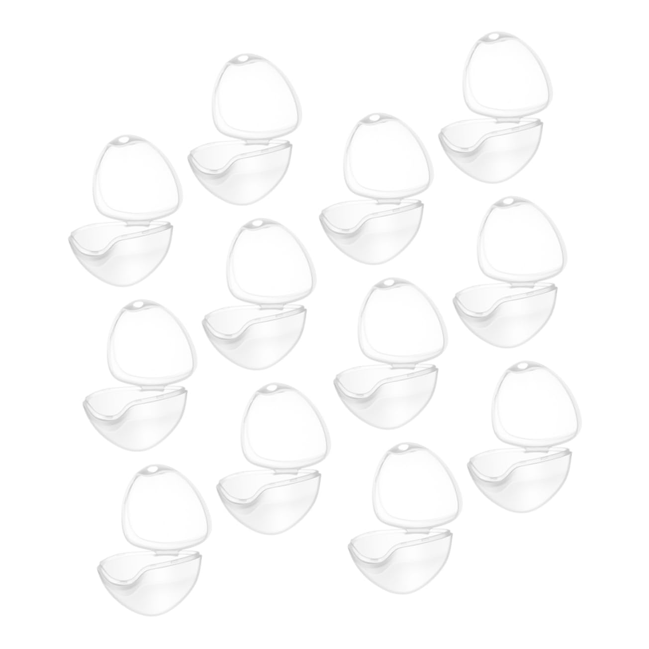 BESTonZON Portable Pacifier Box for Baby 12-Piece Organizing Case Newborn Pacifier Holder Dust-Free Storage Compact Sturdy