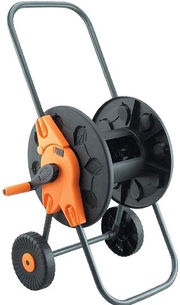 Wall-Mounted Hose Reel Cart With PVC Water Hose, Stainless Steel Garden Hose Storage, Outdoor Hose Winch(Hose Reel)