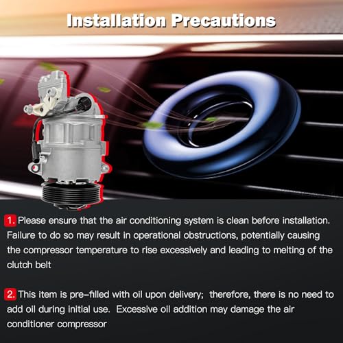 Image of Air Conditioning Compressor for BMW 118i 120i 320i 1.6L 2.0L 2.2L 2005-2013