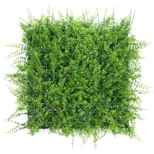 Artificial Grass Wall Panels, 12pcs 20'X20' Greenery Backdrop Hedges Mat, Outdoor Plant Privacy...