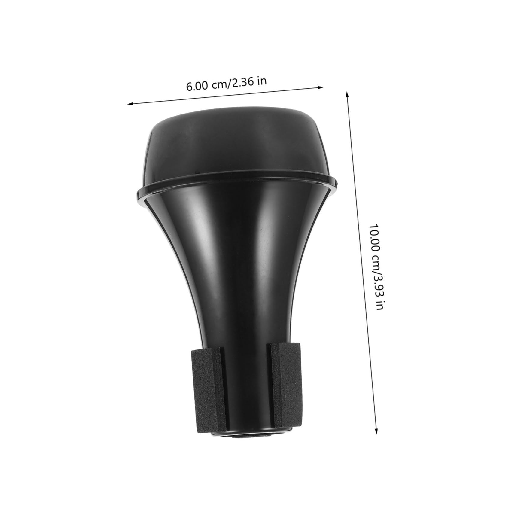 BESTonZON Compact Trumpet Mute Abs Plastic for Trumpet Practice and Training Mute for Trumpet