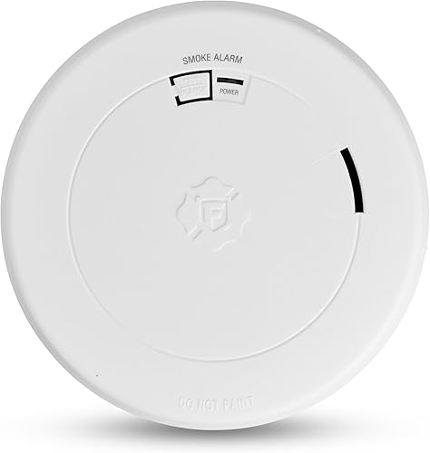 First Alert BRK SM210, alarma de humo con batería sellada de 10 años con diseño de perfil delgado, paquete de 1